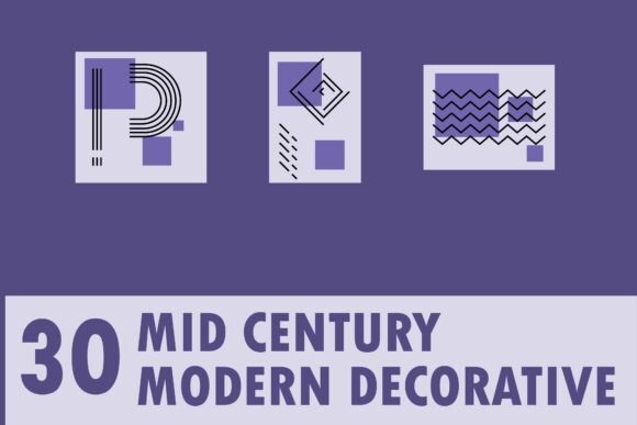 30 Mid Century Modern Decorative: A Design Toolkit