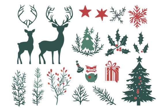 Christmas Elements Vector Decorative: A Designer's Festive Toolkit
