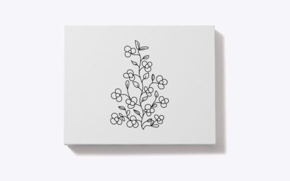 Decorative Flower Hand Drawn Illustratio: A Fresh Creative Asset
