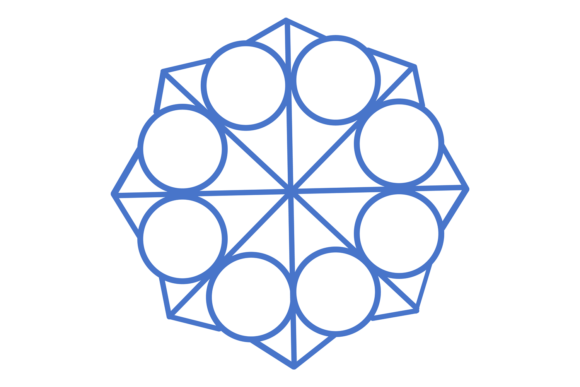 Decorative Snowflake: Blue Winter Emblem Unpacked