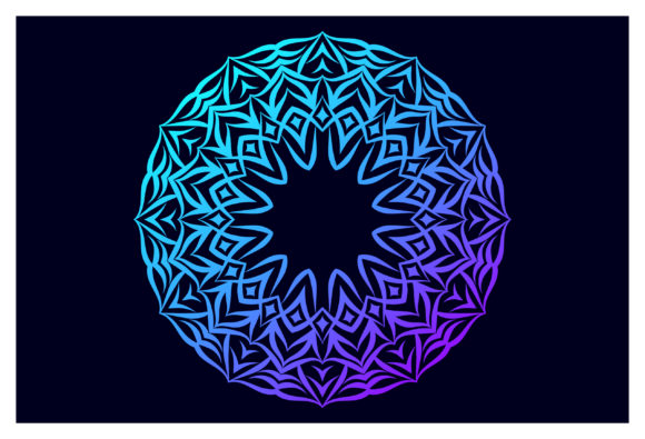Exploring the Outline Mandala Decorative Round Pattern
