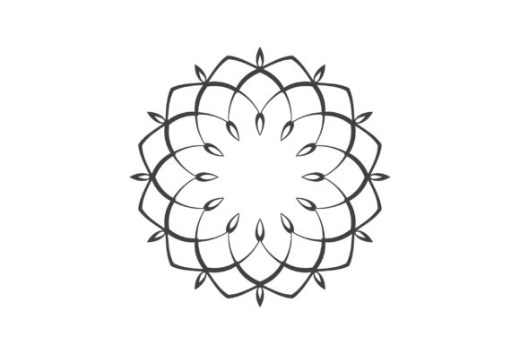 Flower Mandala Decorative Elements: A Versatile Design Asset