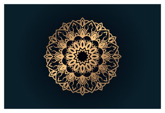 Flower Mandala Decorative Elements for Creative Projects