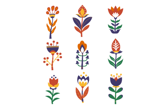 Modern Blooms: Using Abstract Geometric Floral Art