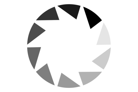 Monochrome Gradient: The Allure of the Decorative Progress Loader Icon