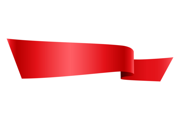 Red Paper Banner. Decorative Tag. Sale L: A Creative Design Asset