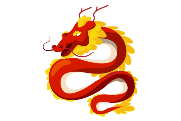 Unleashing the Red Decorative Monster: The Chinese Dragon Font